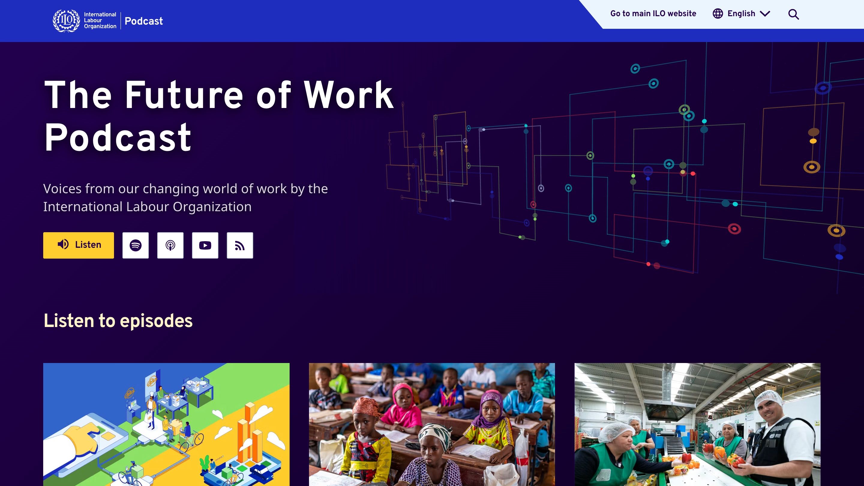 Screenshot of Future of Work Podcast